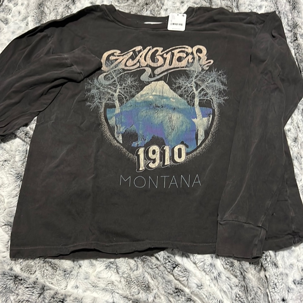NWT long sleeved Free People Glacier Montana Tee